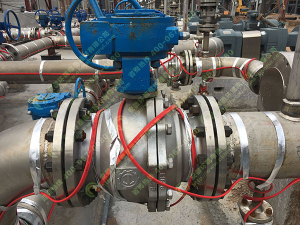內(nèi)蒙古蒙維科技有限公司管道、罐體電伴熱保溫1