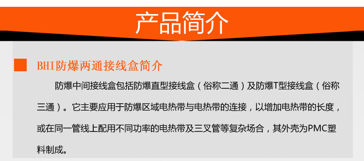 防爆兩通接線盒簡(jiǎn)介